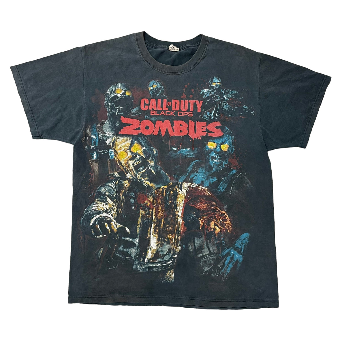 2010’s Call of Duty Black Ops Zombies Big Print T-Shirt