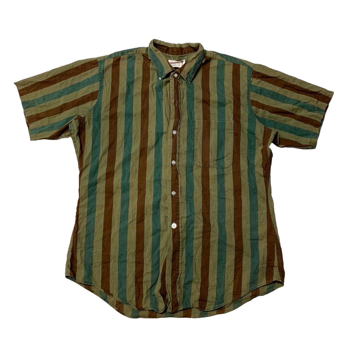 60’s Shapely Striped Shirt