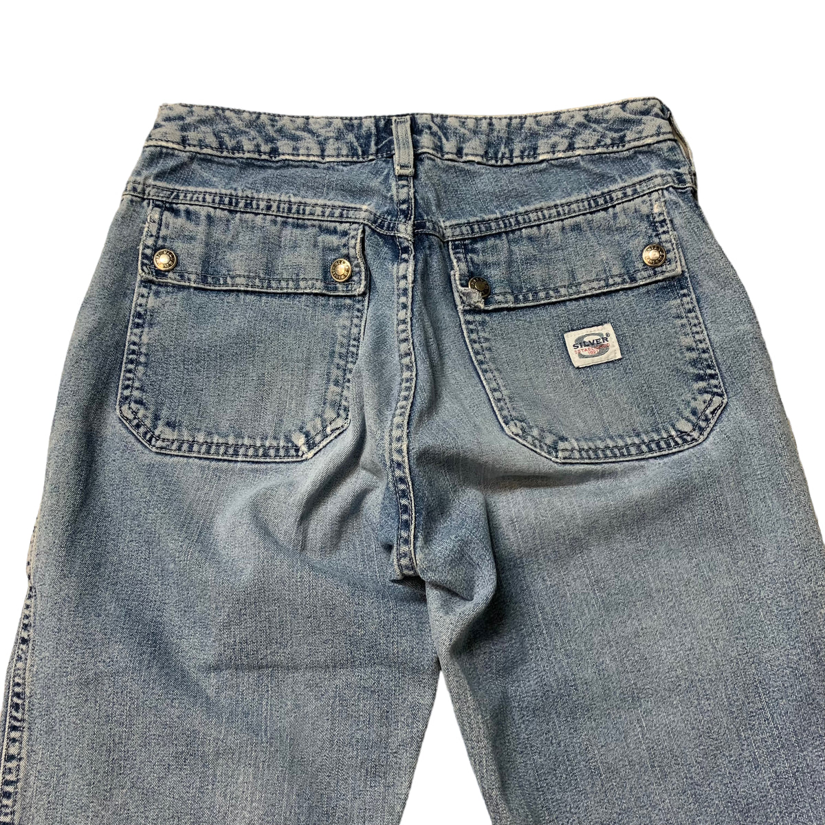 90’s/00’s Bell Bottom Silver Jeans