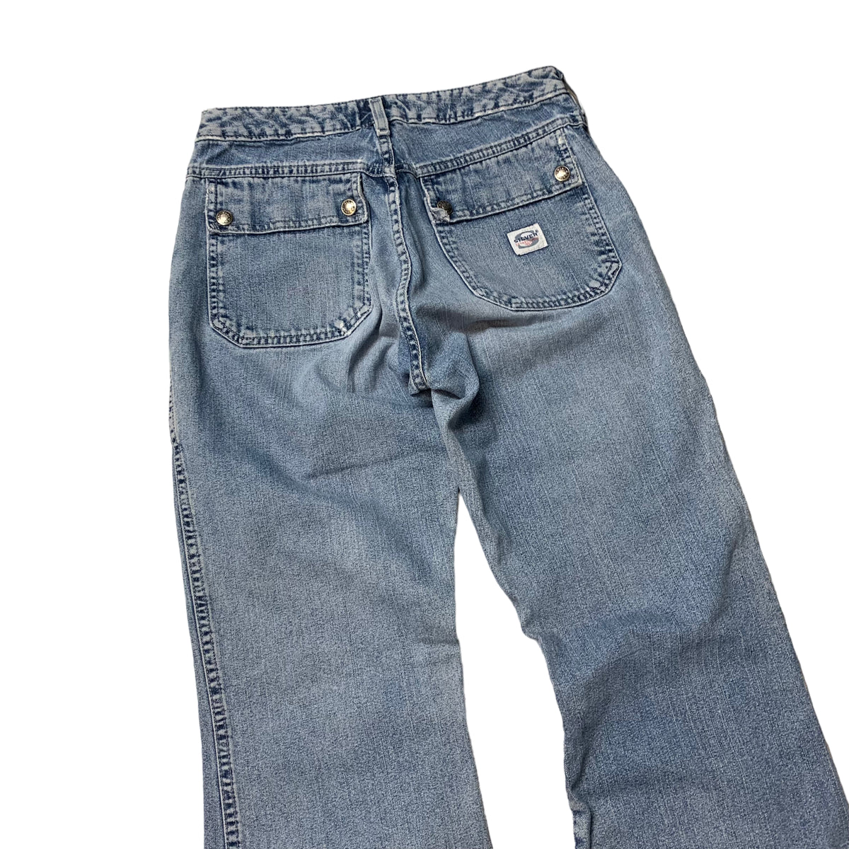 90’s/00’s Bell Bottom Silver Jeans