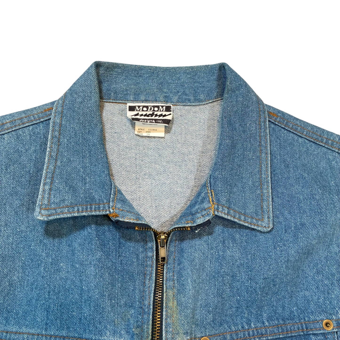 M.D.M Designs Denim Vest 2XL