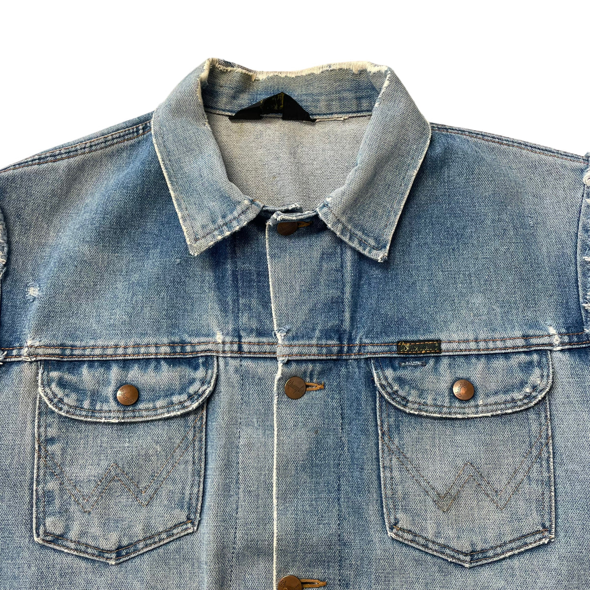 70’s Harley Davidson Branded Wrangler Cutoff Denim Jacket