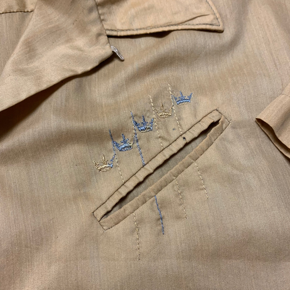 50’s ‘Never Press’ Loop Collar Shirt