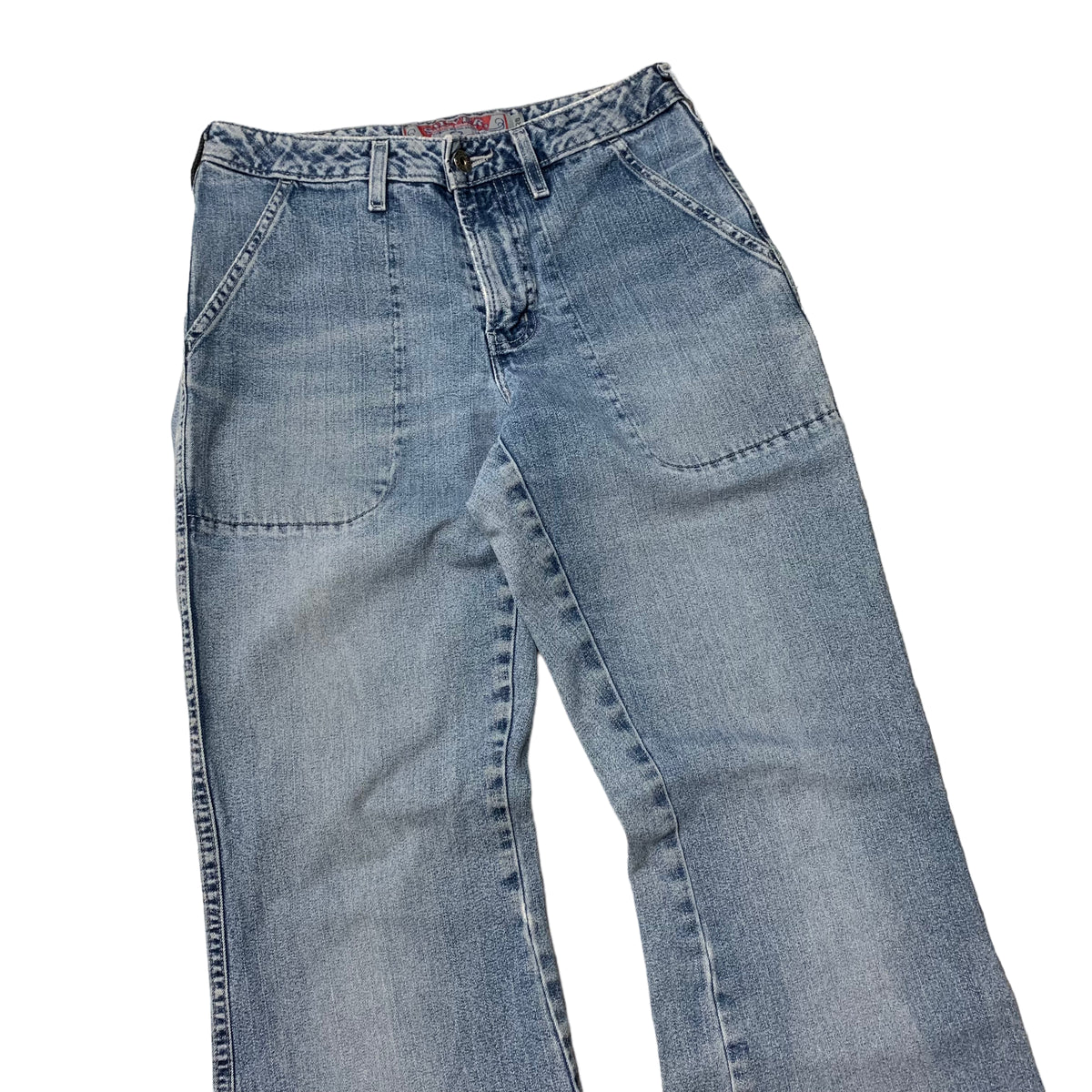 90’s/00’s Bell Bottom Silver Jeans