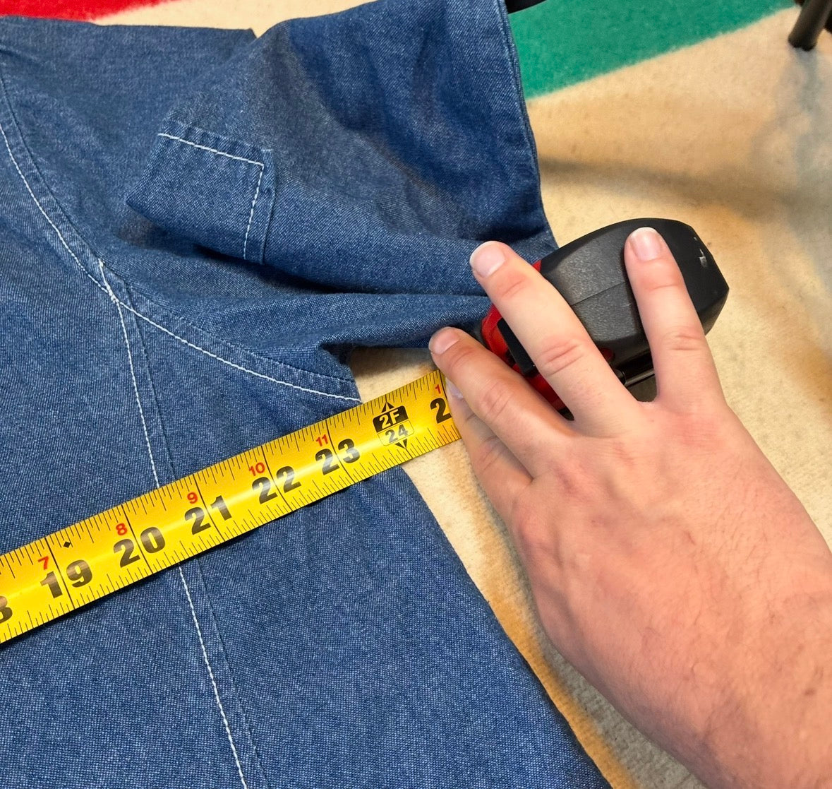 Denim jacket size xl