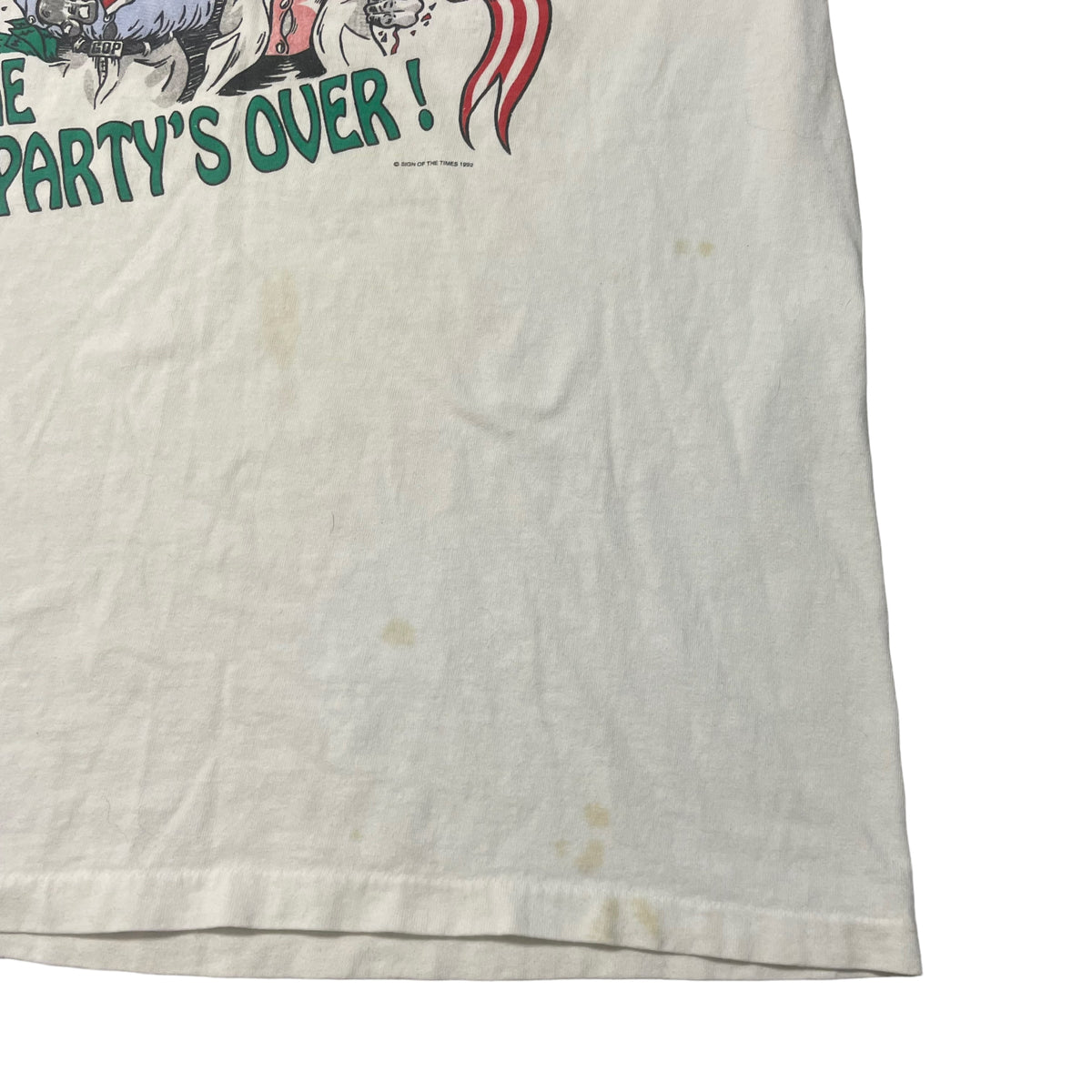 90’s Perot ’The Party’s Over’ T-Shirt