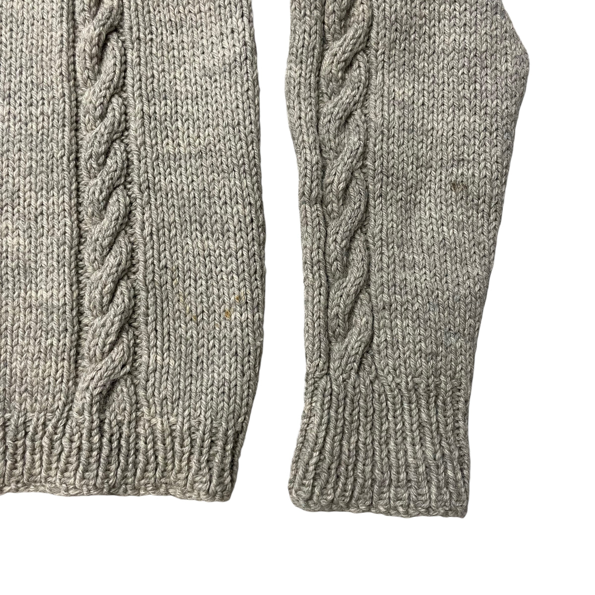 50’s Two Tone Zip Up Acrylic/Wool Knit Cardigan