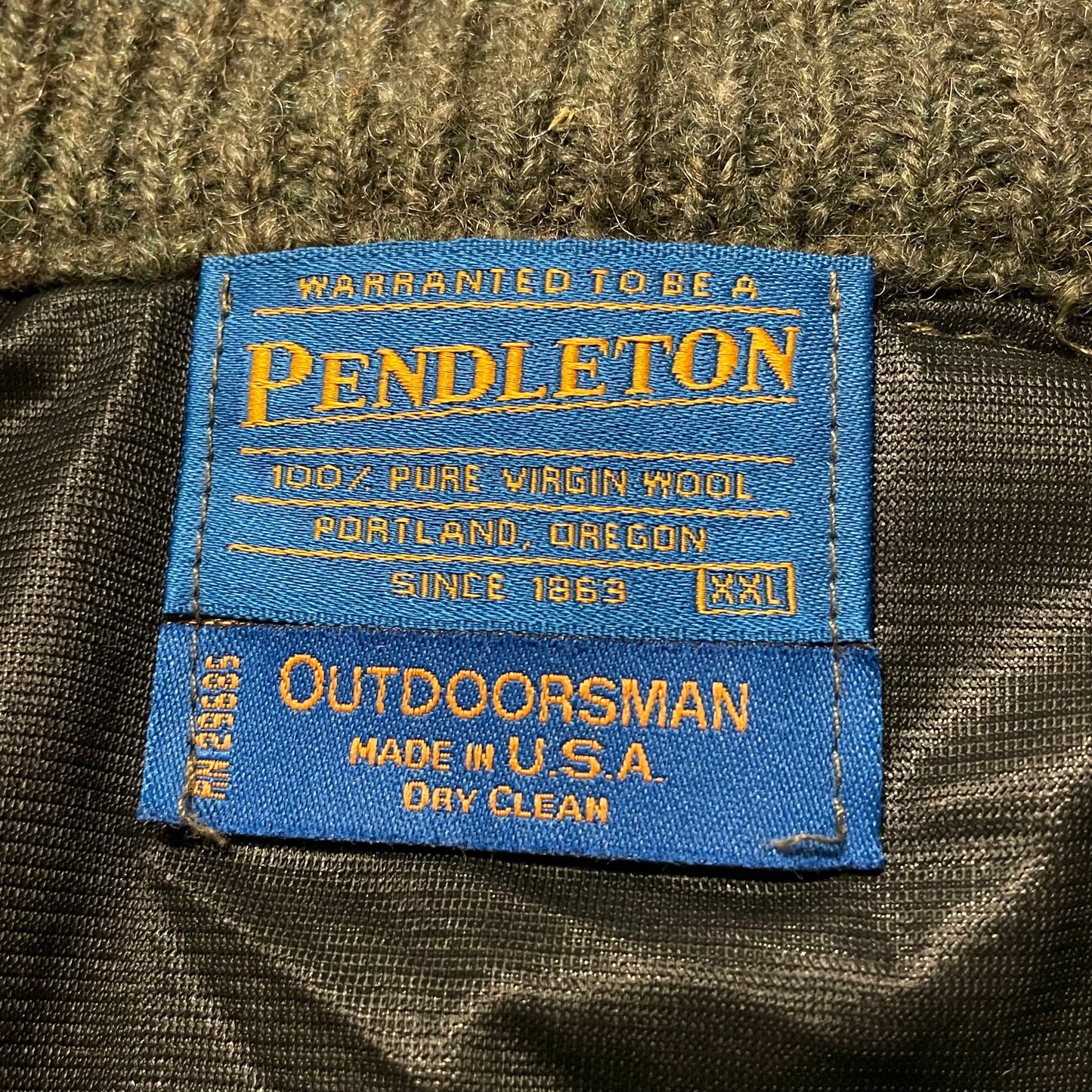 90’s Pendleton Wool Quarter Zip Pullover Jacket