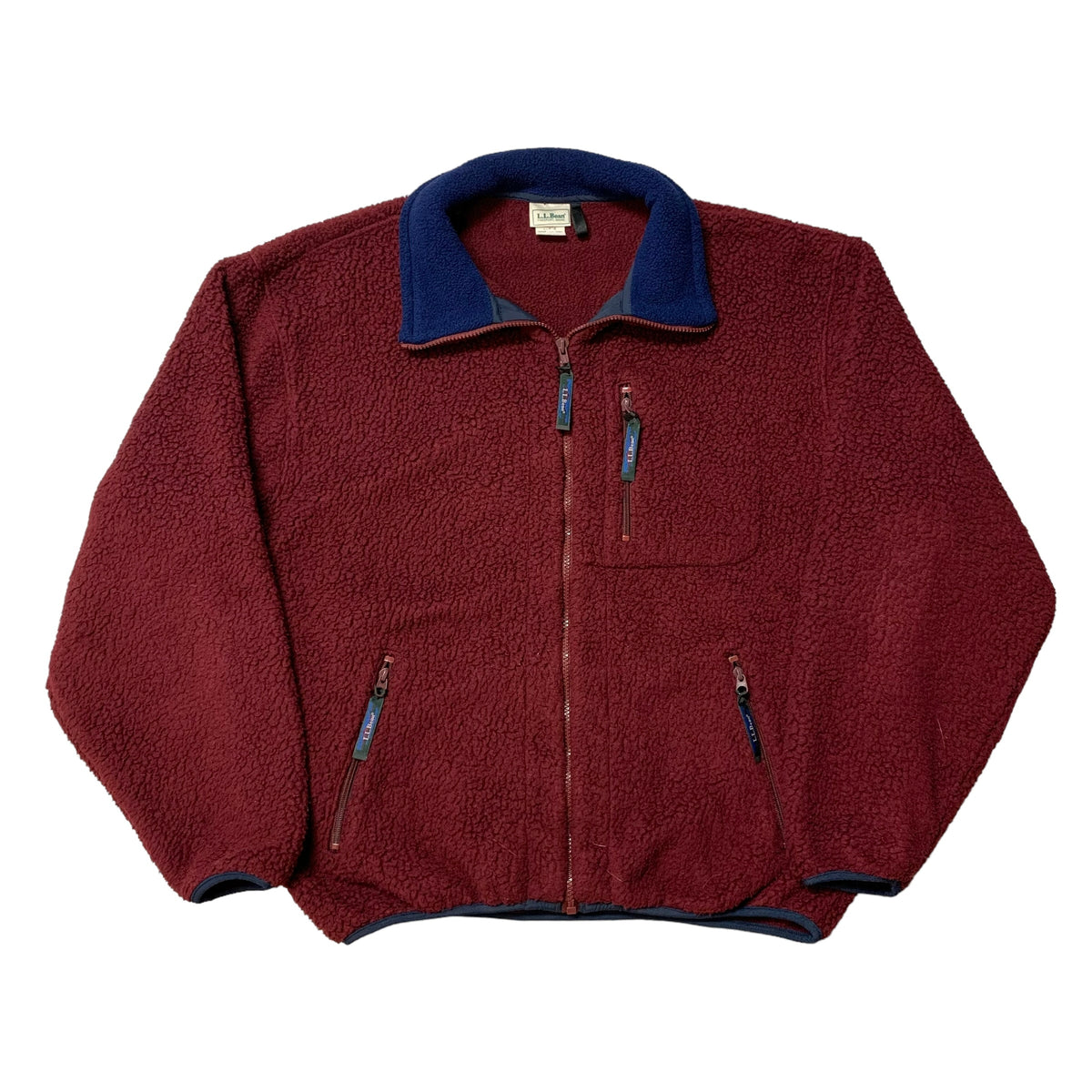 90’s L.L. Bean Fleece Zip Up Jacket