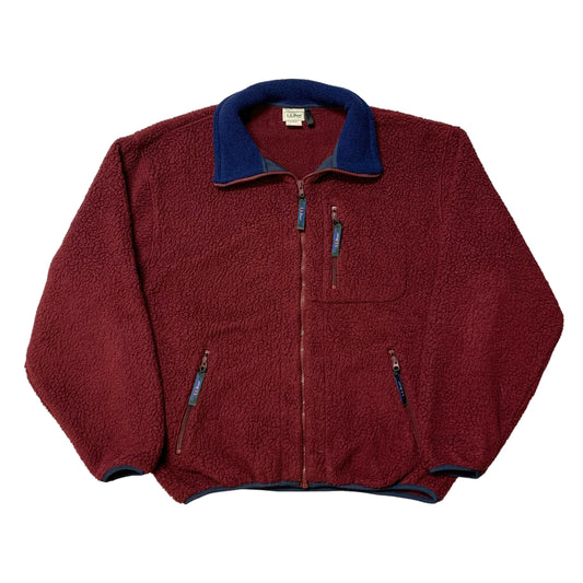 90’s L.L. Bean Fleece Zip Up Jacket