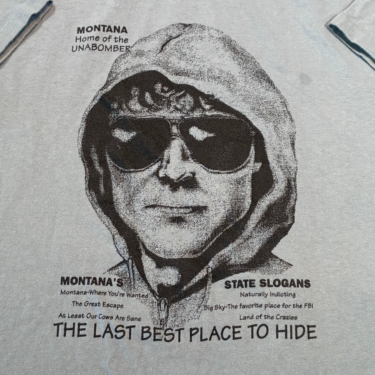 Unabomber tee size large