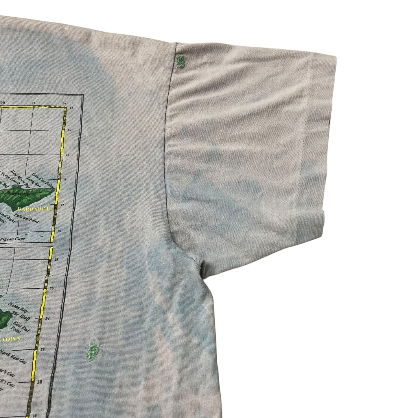 90’s ‘Islands of Honduras’ Map Tie Dye T-Shirt