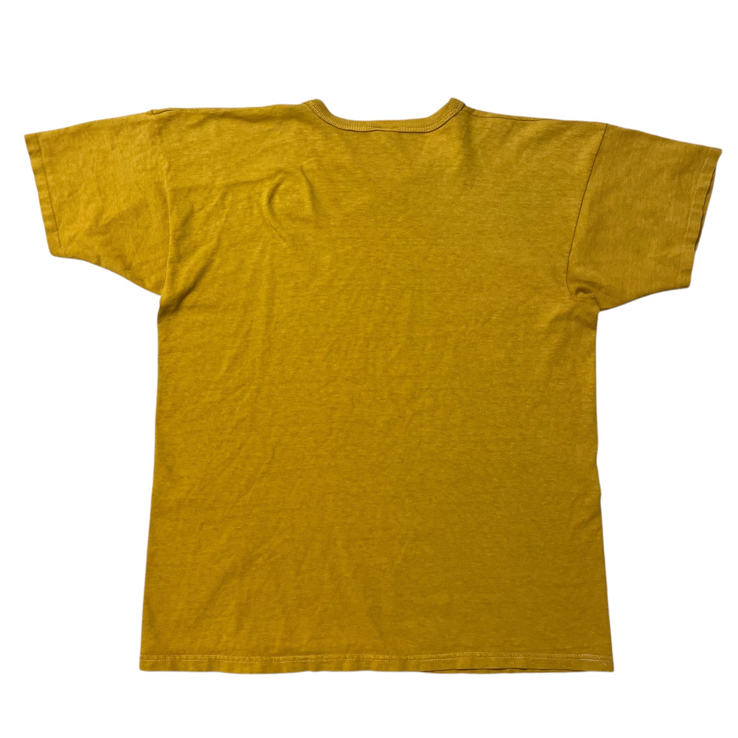 90’s Champion Logo T-Shirt Mustard Yellow