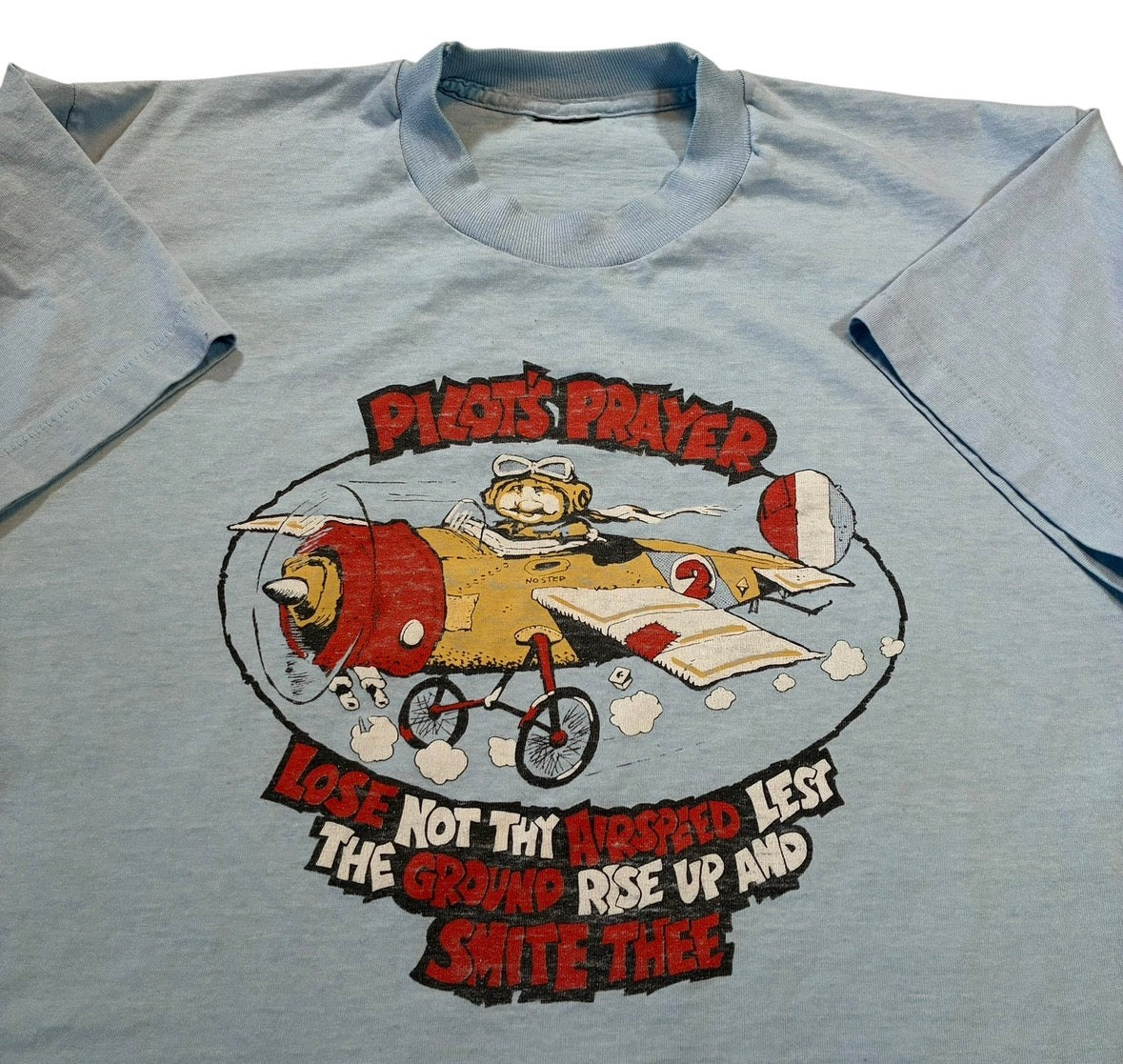 Flying pilot T-shirt, size large