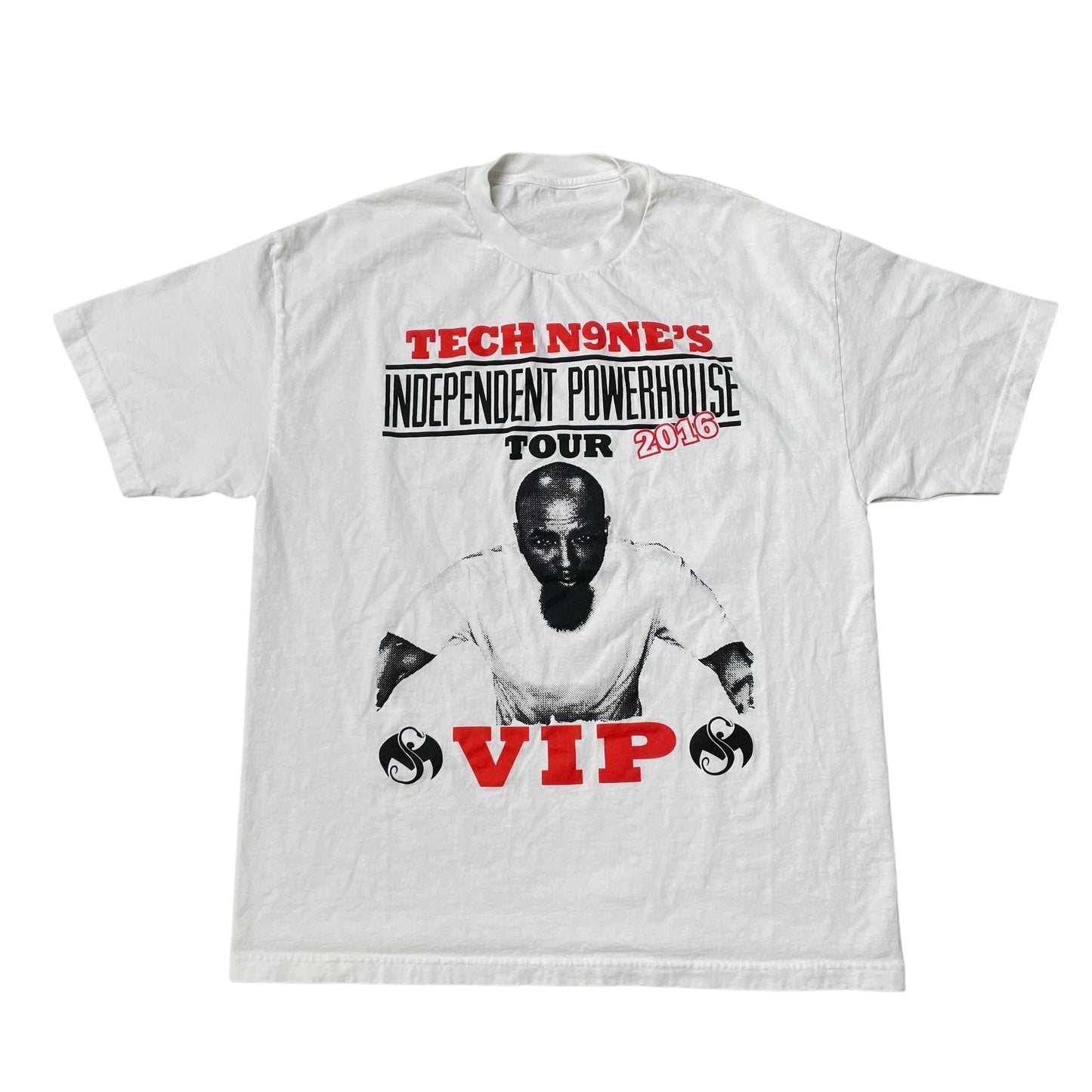 2010’s Tech N9ne ‘Independent Powerhouse’ Strange Music VIP Tour T-Shirt