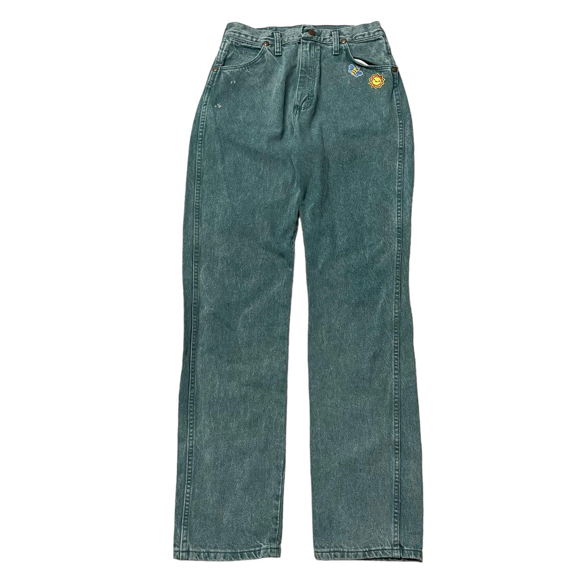 90’s Wrangler Patched Girl’s Jeans Green
