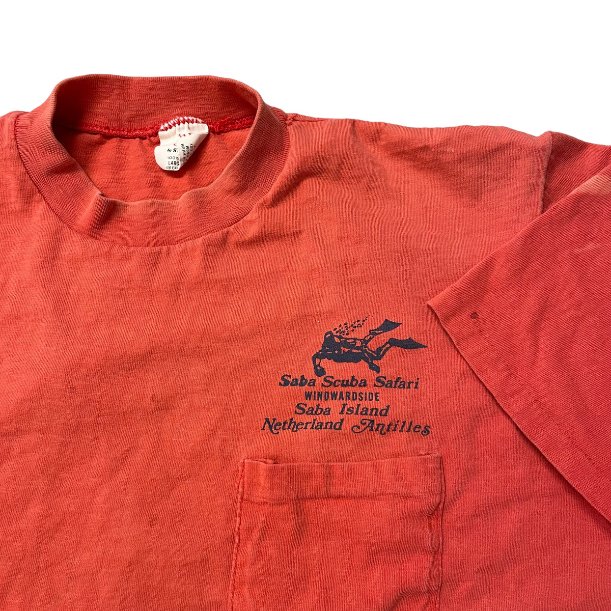 70’s ‘Saba Scuba Safari’ Stedman Hi-Cru T-Shirt