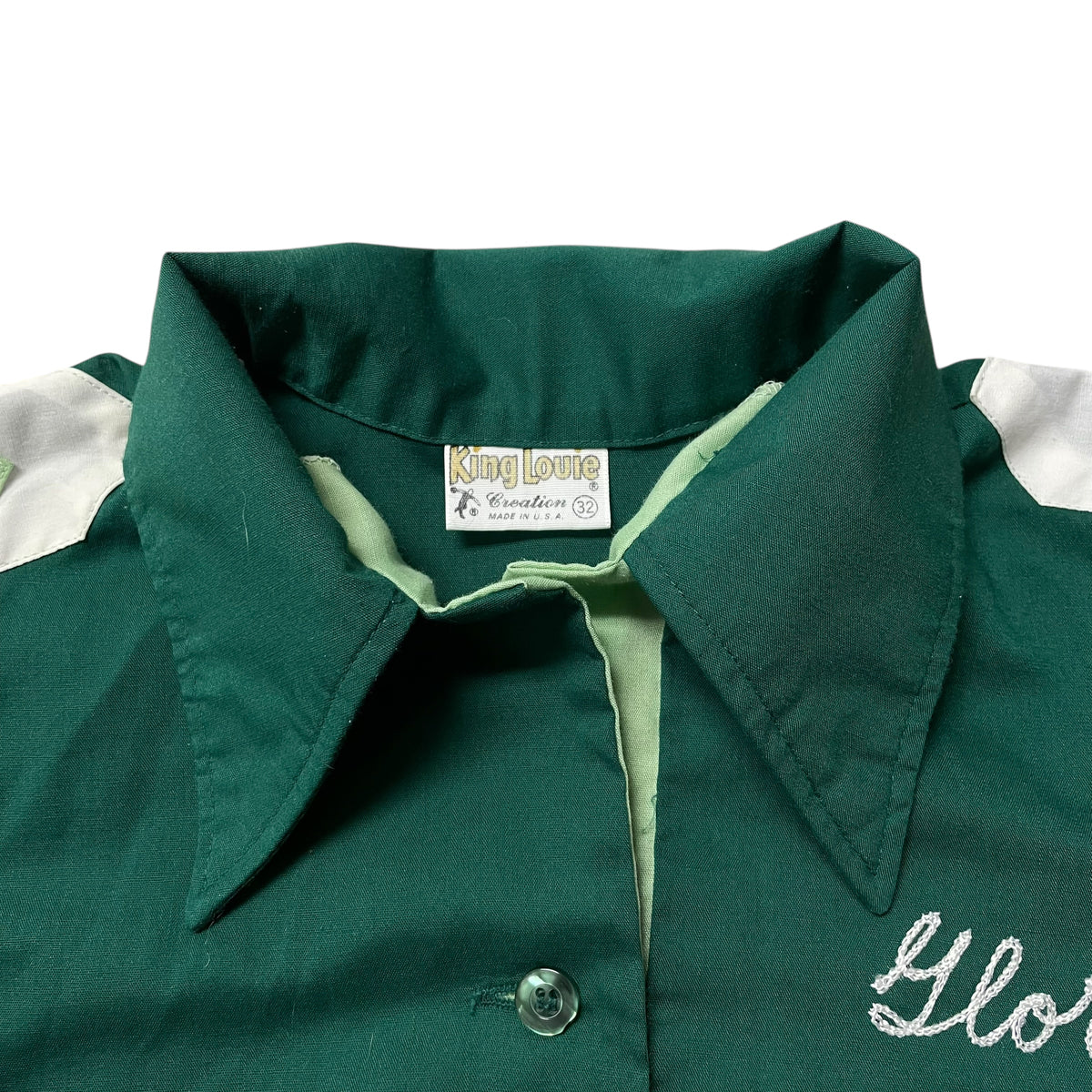 70’s King Louie Chainstitched ‘Gloria’ Bowling Shirt Women’s