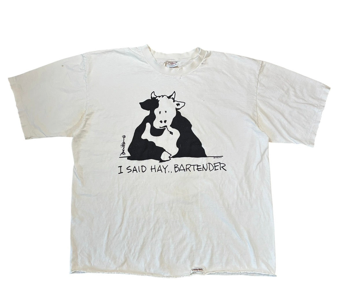 Cow parody size xl