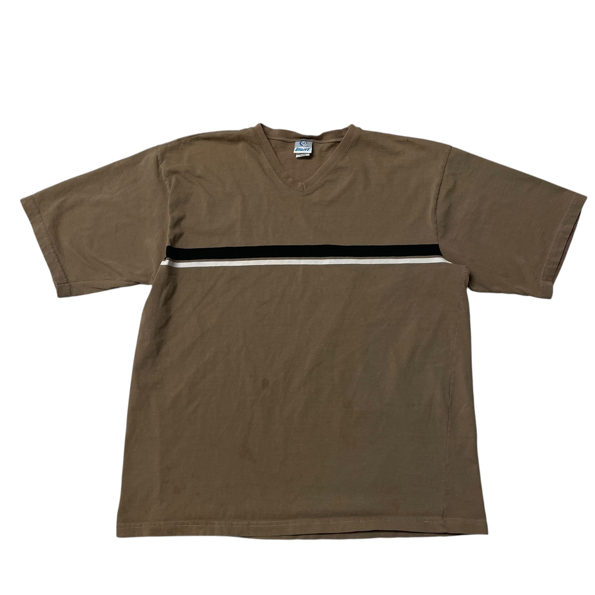 90’s/00’s Utility V-Neck Striped T-Shirt