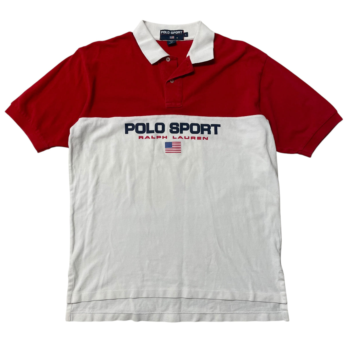 90’s Polo Sport Two Tone Polo Shirt