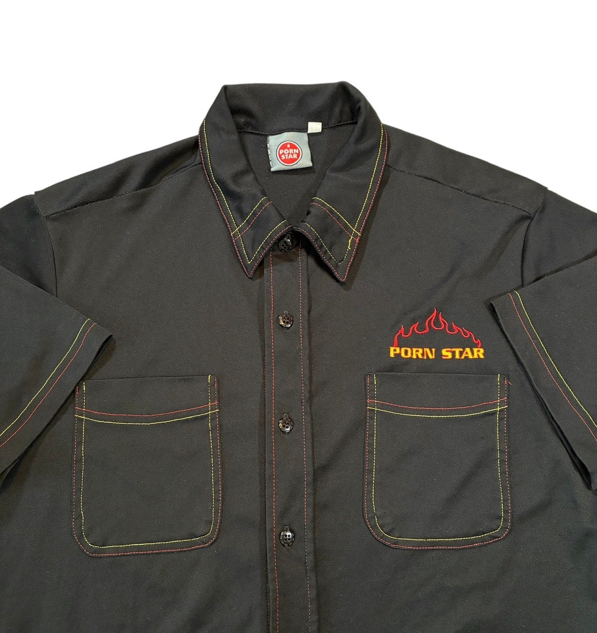 Porn star button up ￼