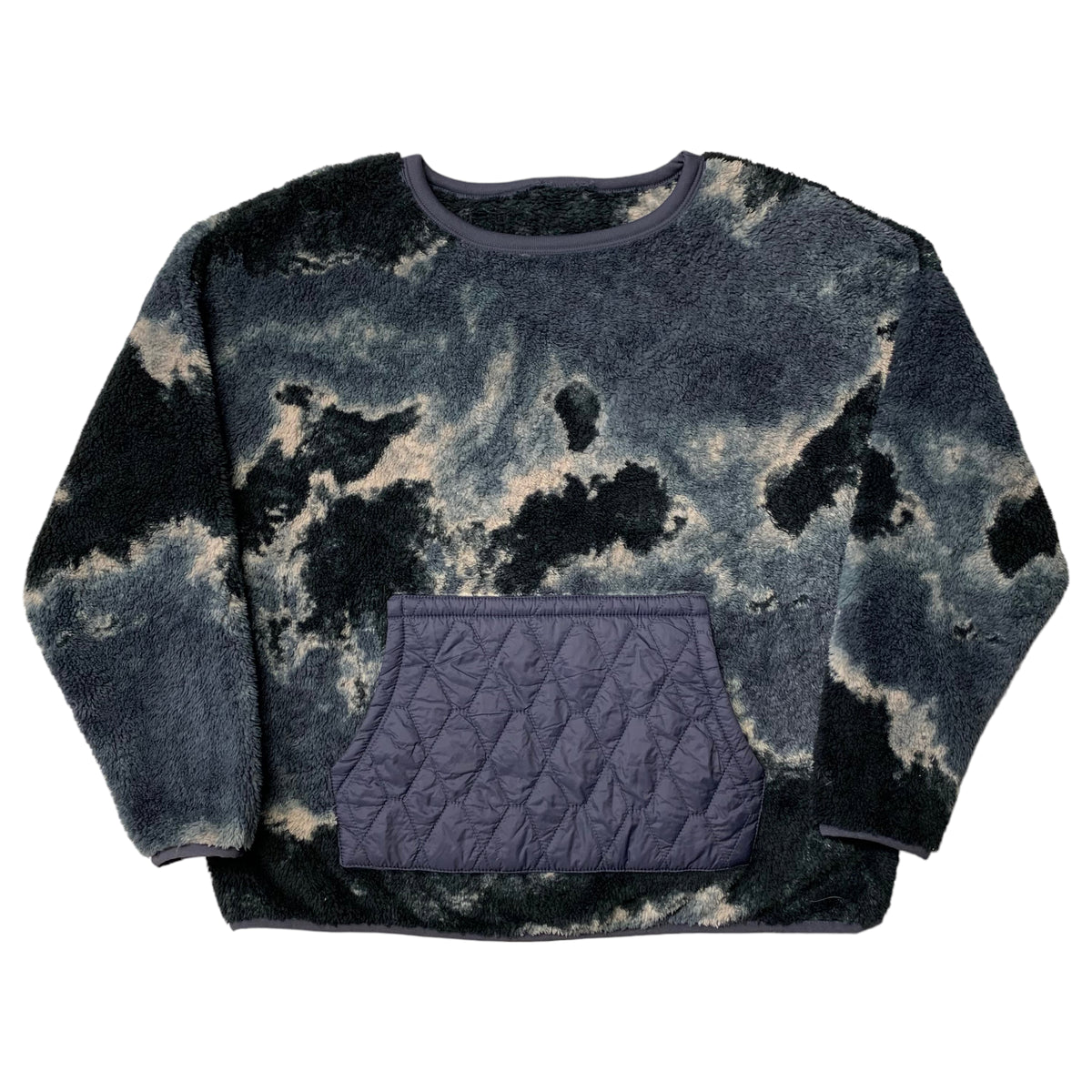 Modern Tie Dye Fleece Pullover Sweatshirt