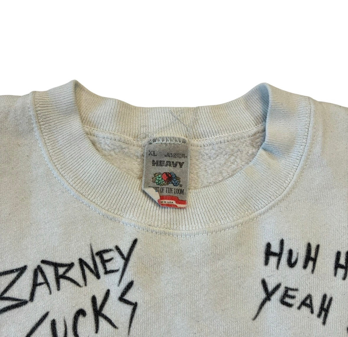 Barney Parody Sweatshirt  size xl !!!