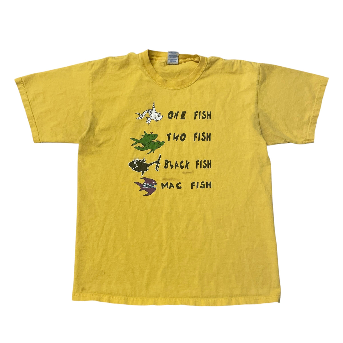 00’s Dr. Seuss ‘Black Fish, Mac Fish’ Team T-Shirt