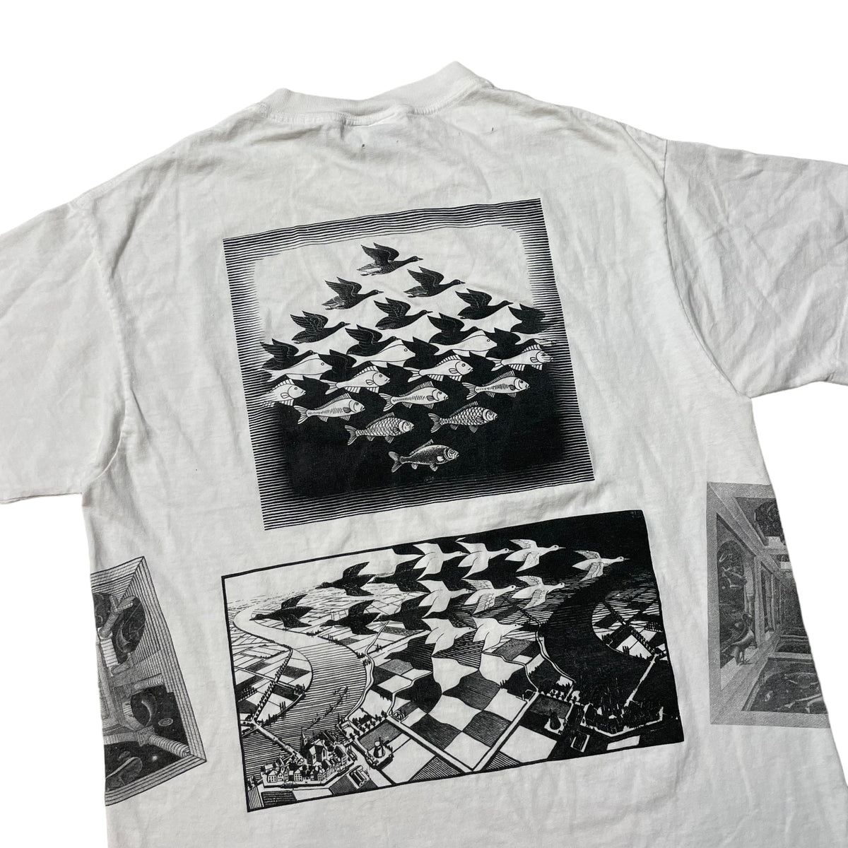 90’s M.C. Escher All Over Print T-Shirt
