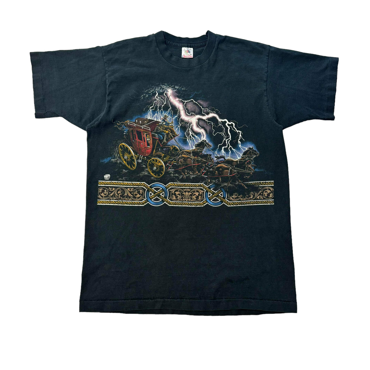 90’s ‘Coach Wagon in Thunder Storm’ T-Shirt