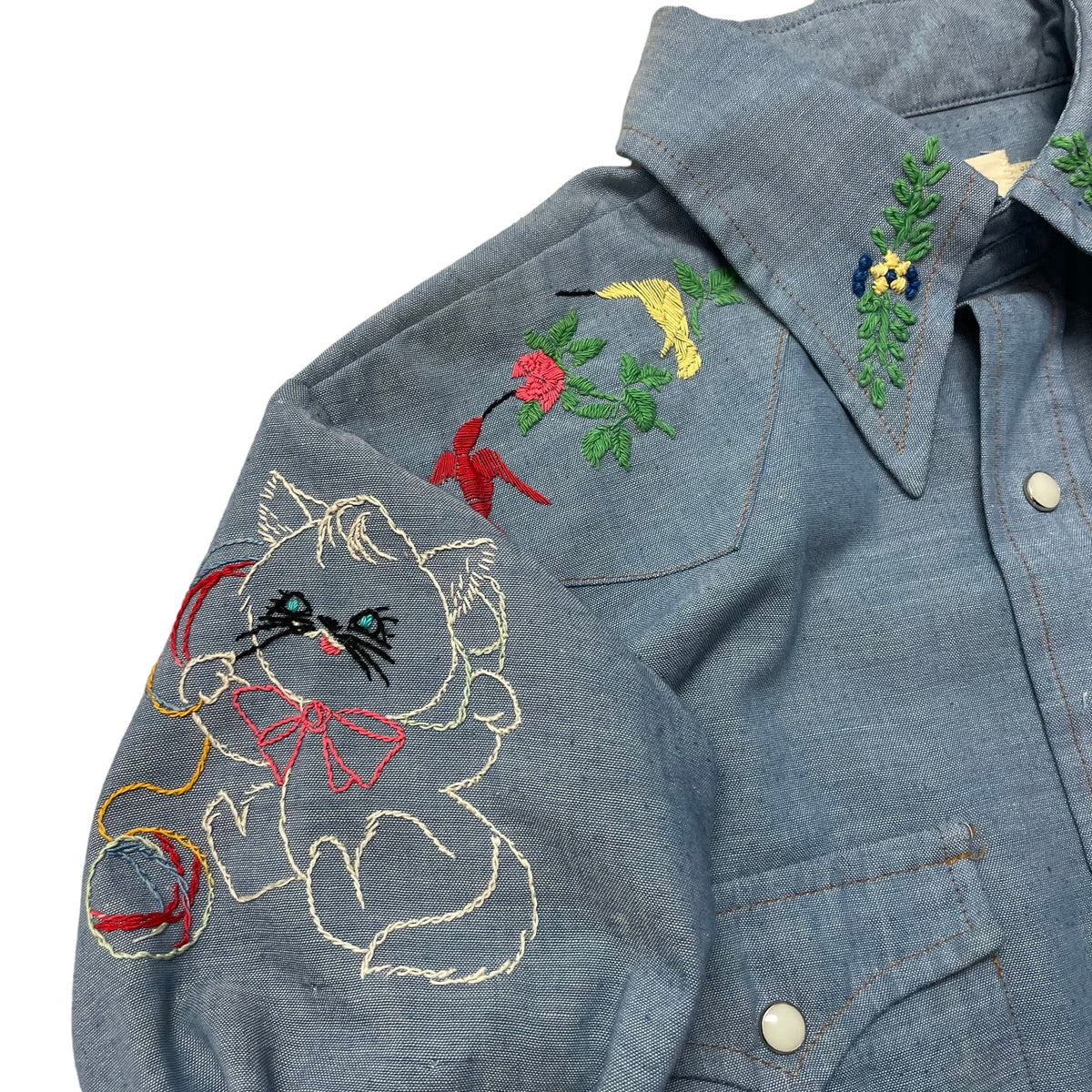 70’s Wrangler Embroidered Western Shirt