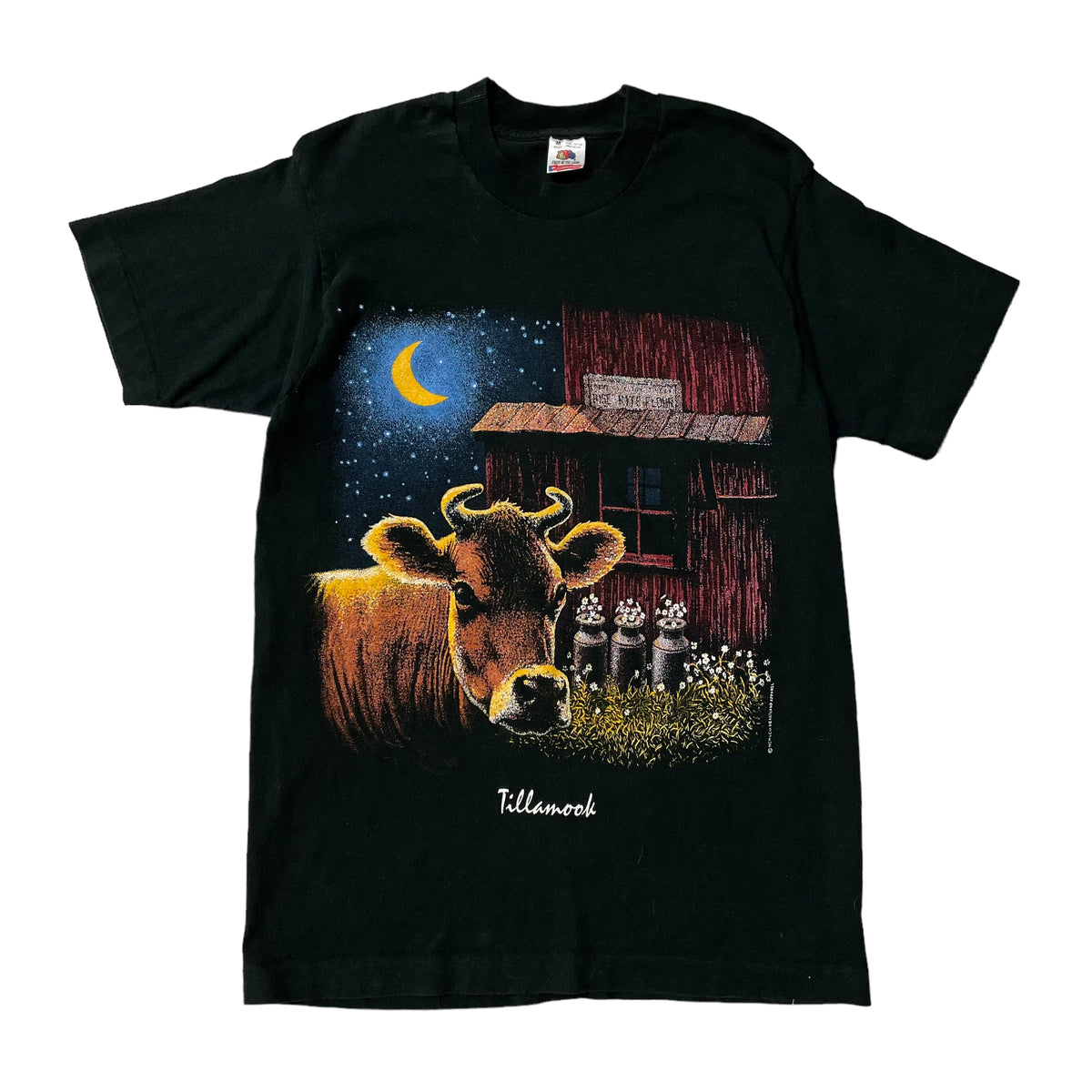 90’s Tillamook Cow Nature Art T-Shirt