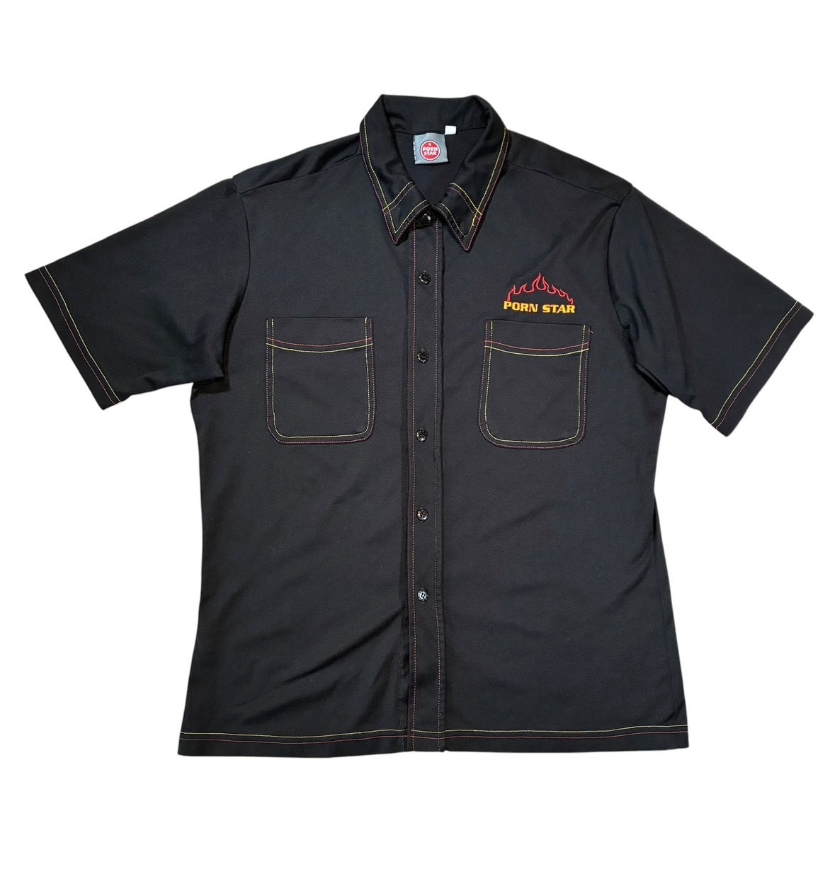Porn star button up ￼