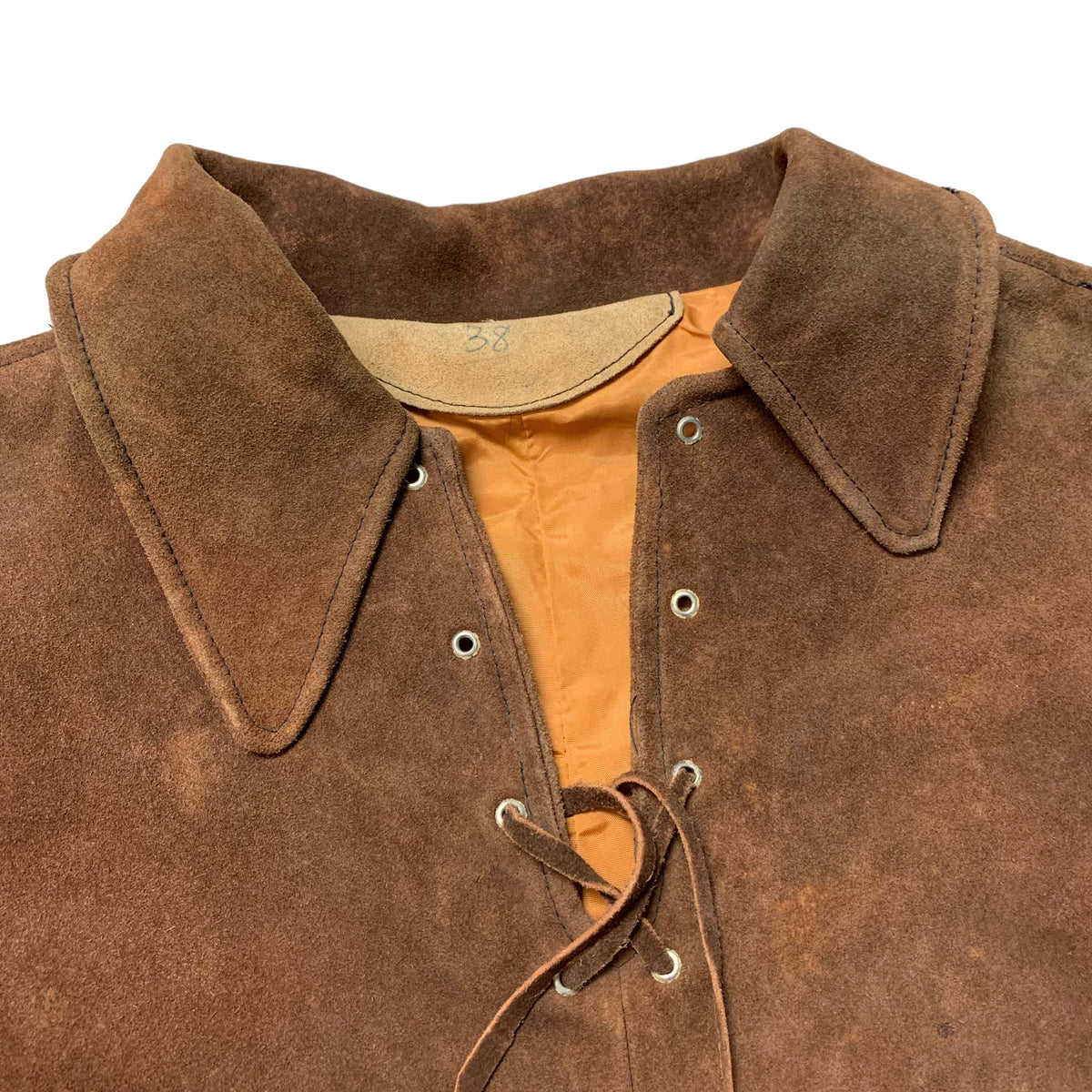 60’s/70’s Deerskin Lace Pullover Jacket