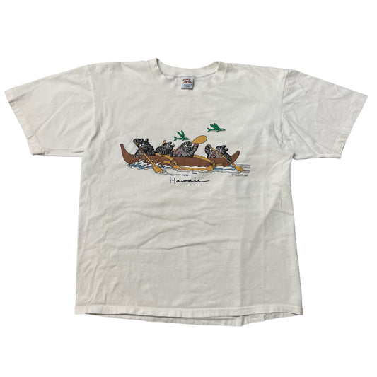 90’s ‘Rowing Cats’ Crazy Shirt T-Shirt