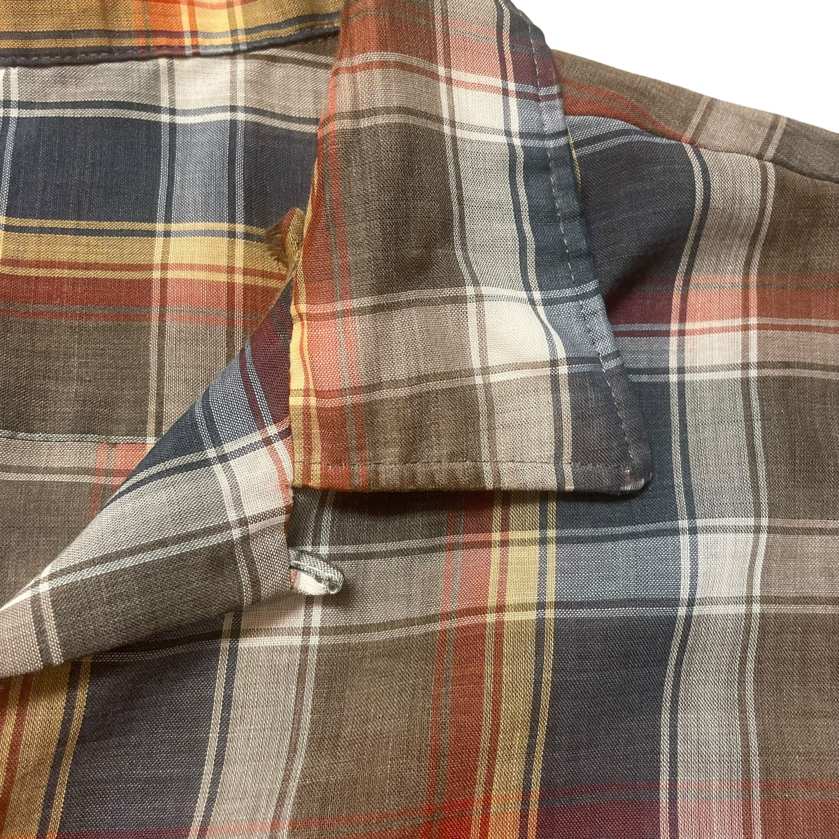 60’s Unbranded Loop Collar Shirt Short Sleeve (Big Size)