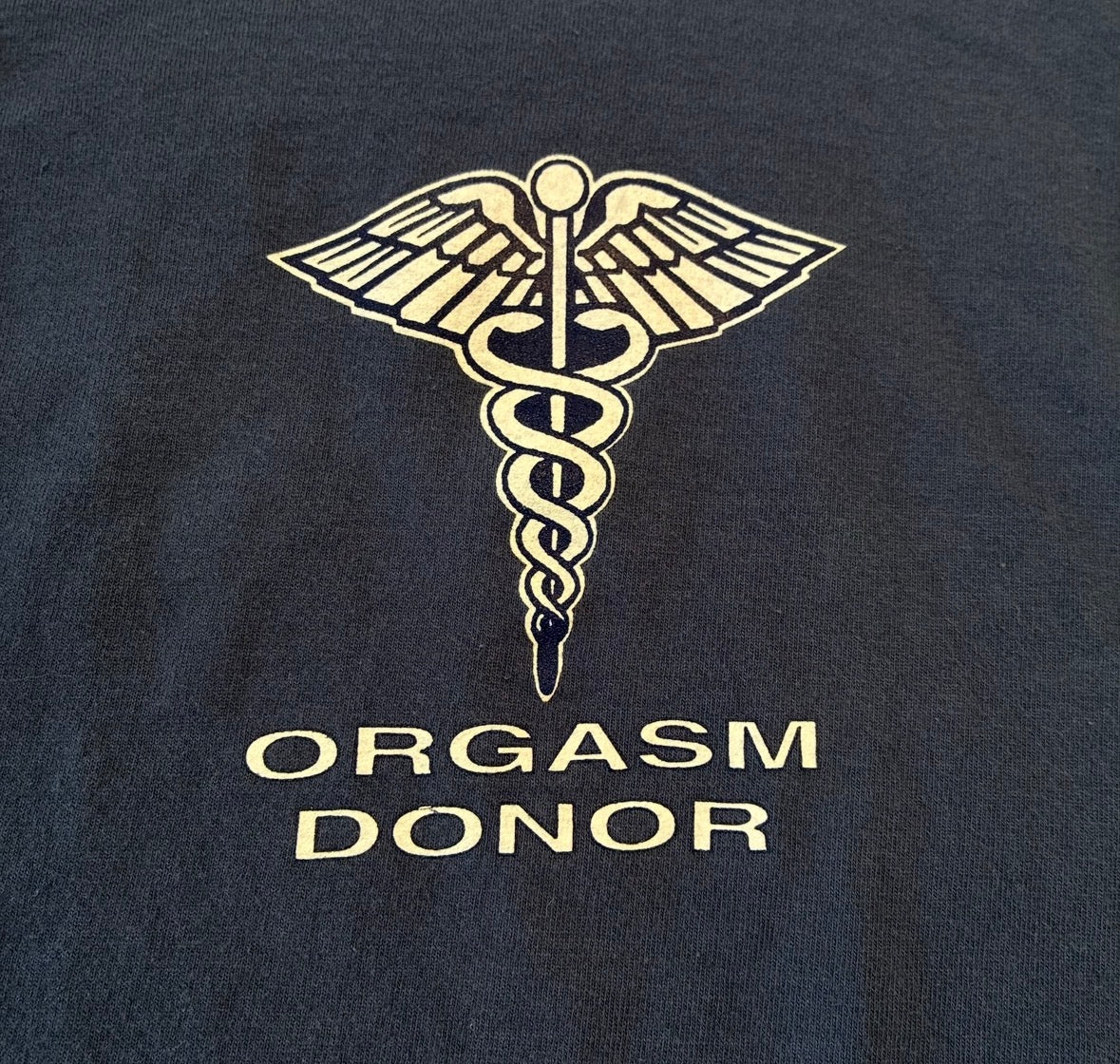 Orgasm tee size xl