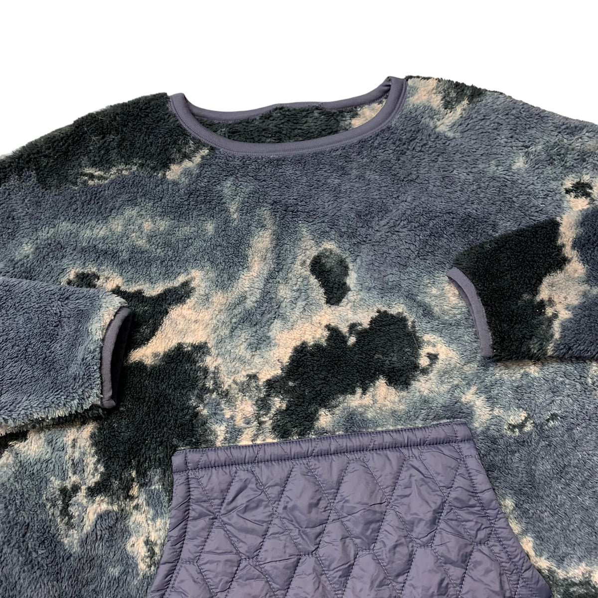 Modern Tie Dye Fleece Pullover Sweatshirt