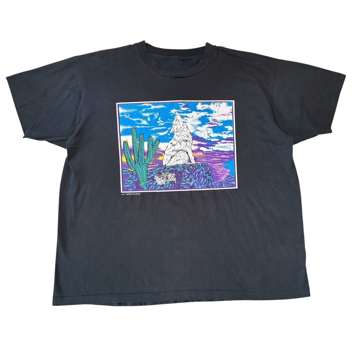 Vintage Wolf Art T-Shirt 3XL