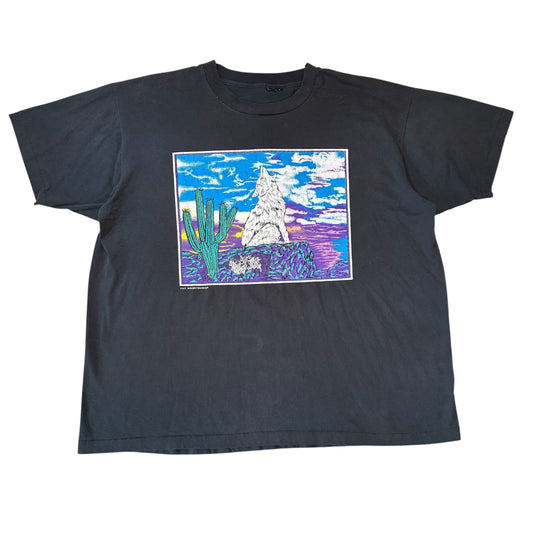Vintage Wolf Art T-Shirt 3XL