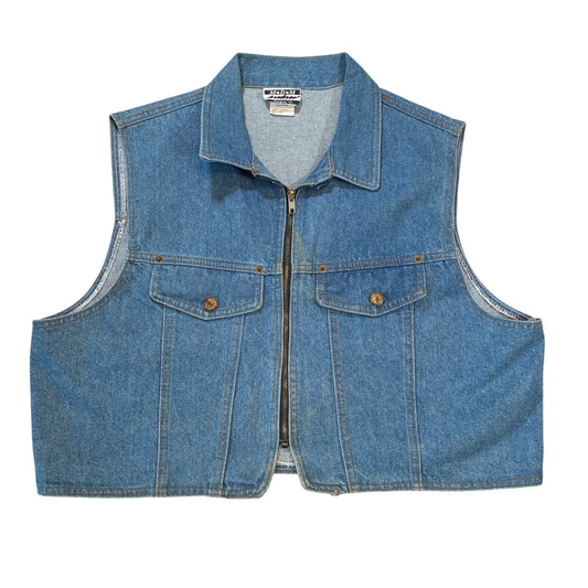 M.D.M Designs Denim Vest 2XL
