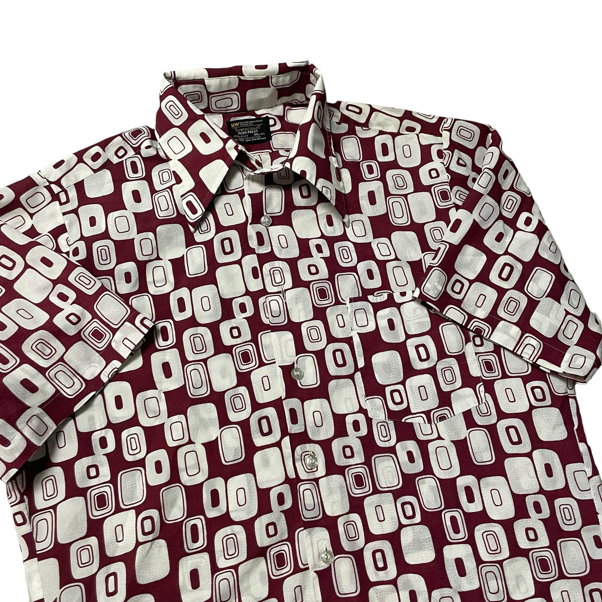 70’s Towncraft JCPenney Printed Penn Prest Shirt