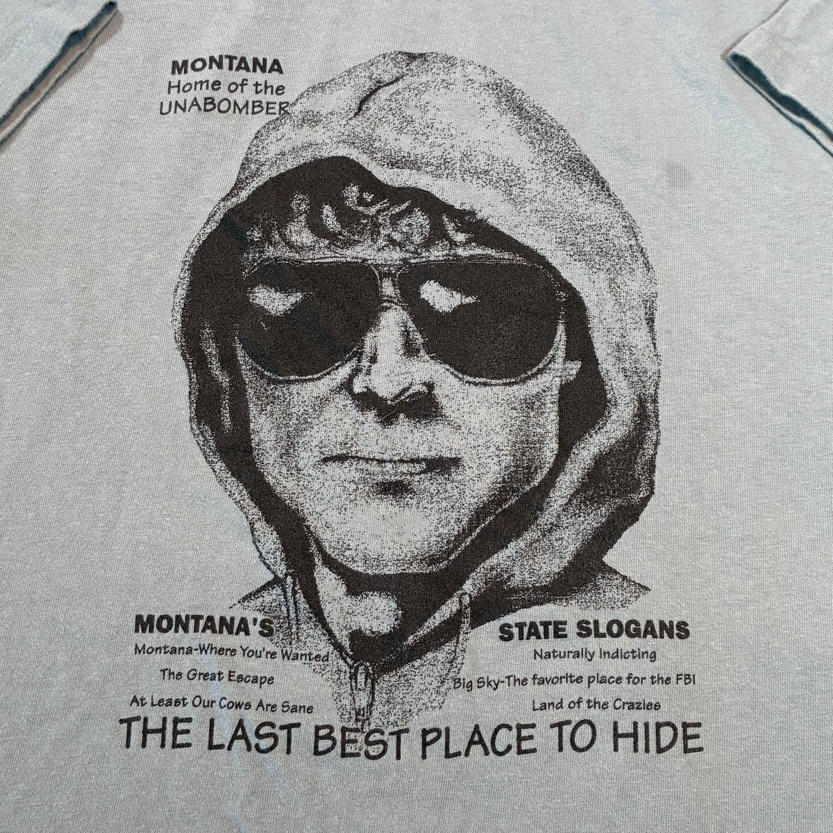 Unabomber tee size large