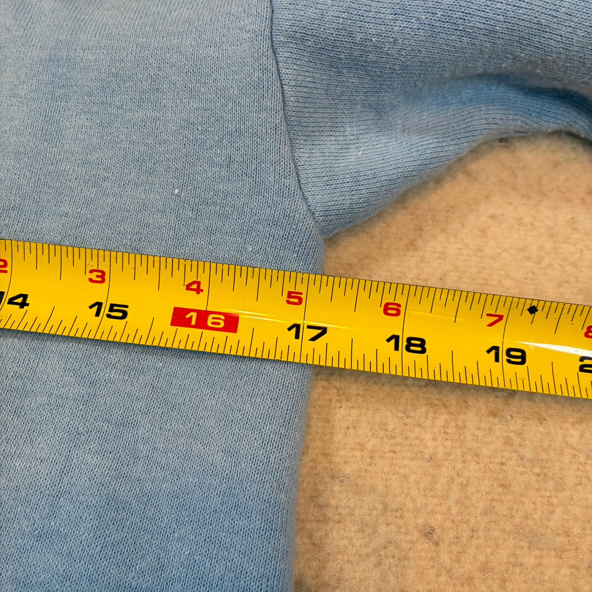 True Vintage 60’s Blue Split Pocket Zip Up Hoodie/Hooded Sweatshirt Men’s Small/Boys XL