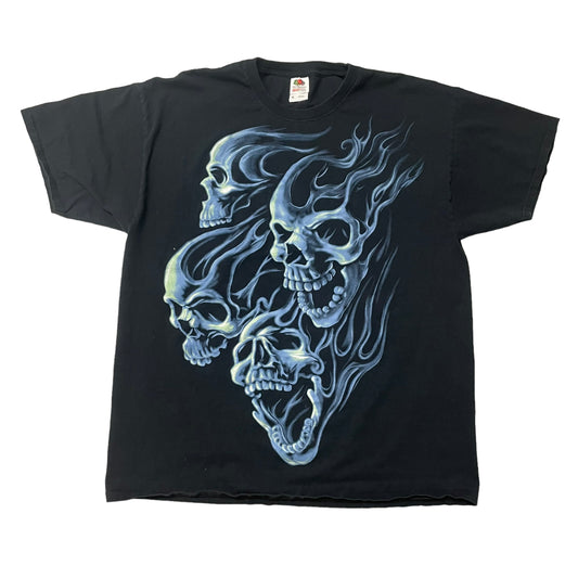 00’s/10’s Flaming Skulls T-Shirt