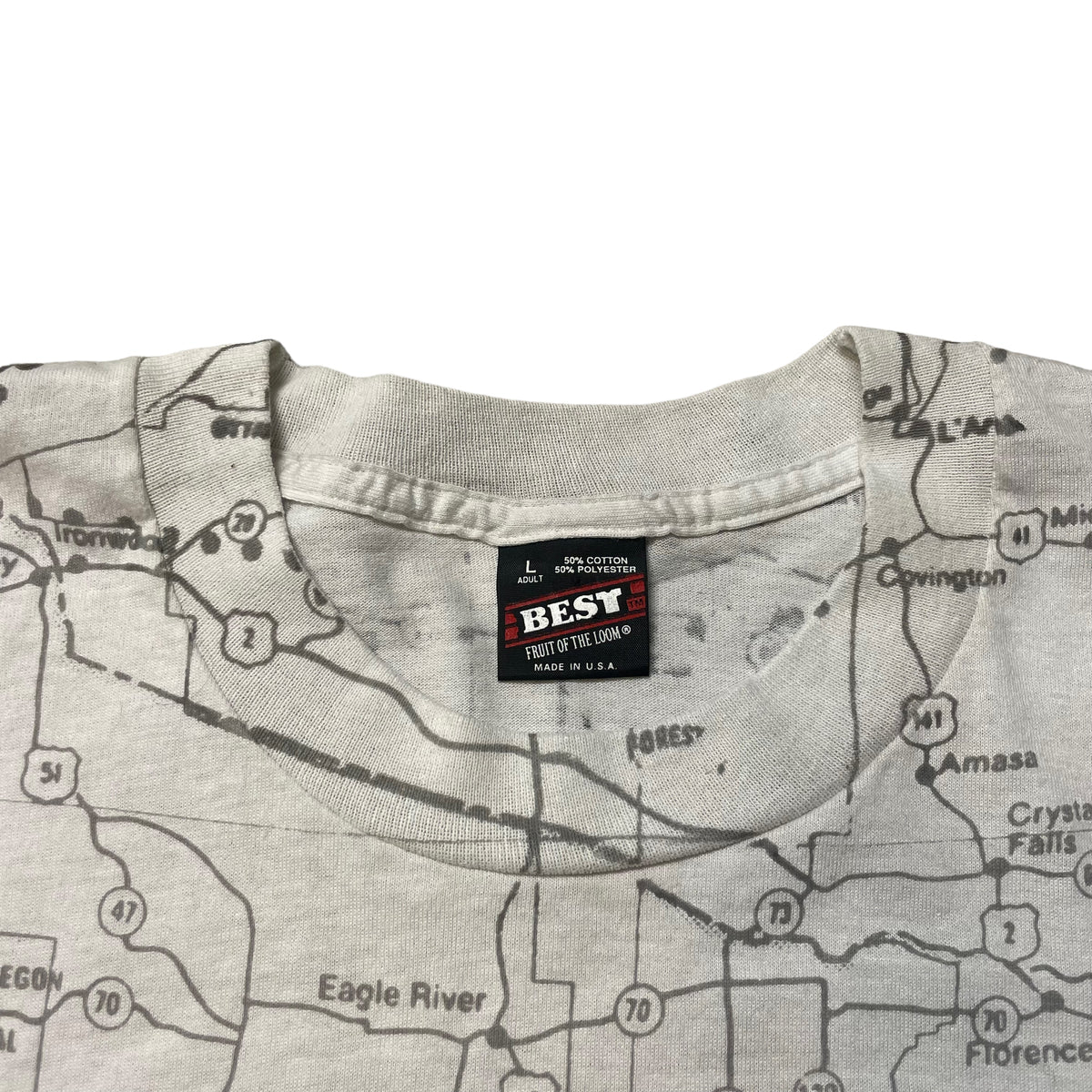 80’s Wisconsin Map T-Shirt