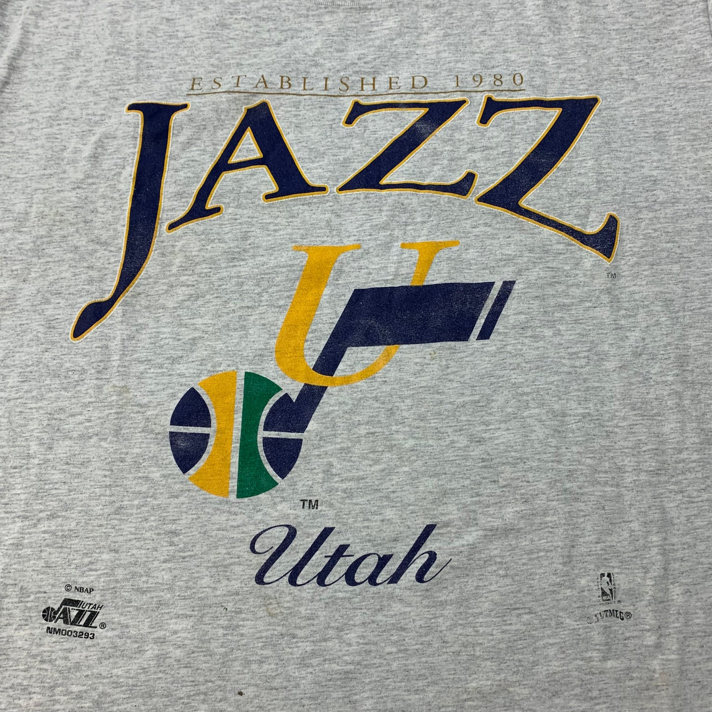 90’s Utah Jazz NBA Nutmeg T-Shirt