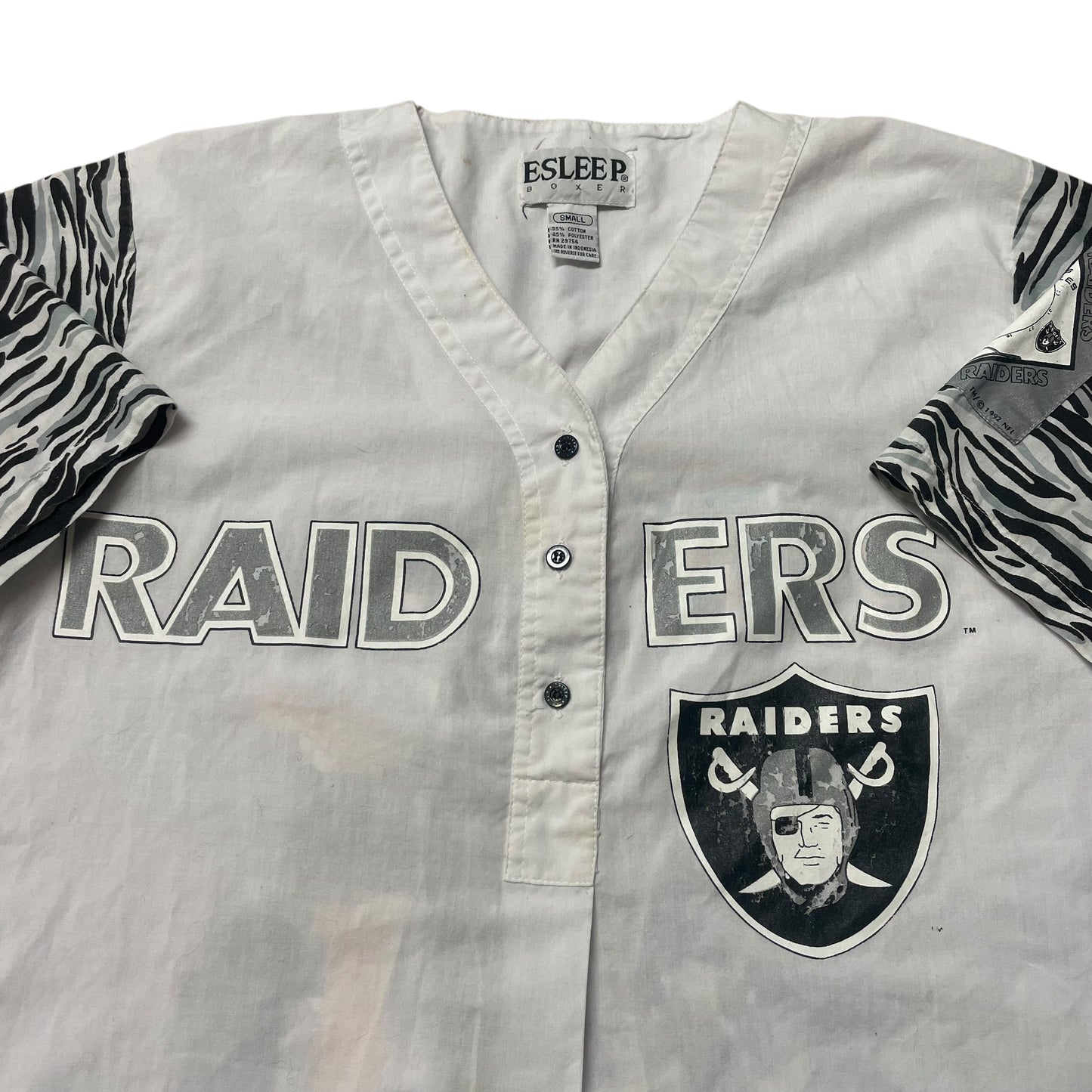 90’s NFL Raiders Esleep Jersey Top