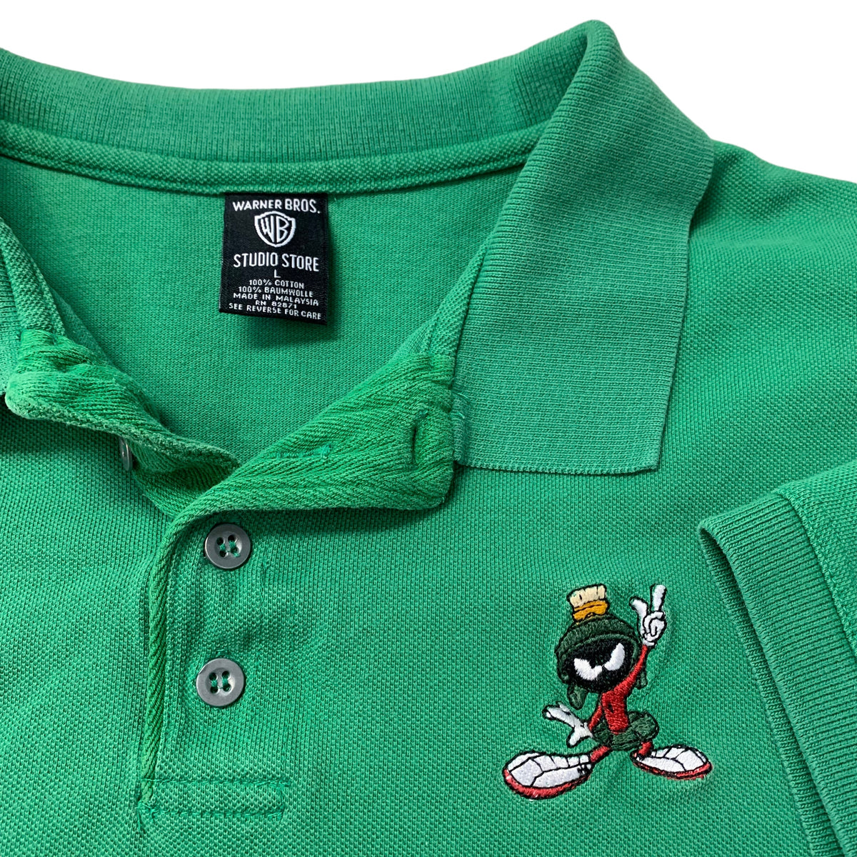 90’s Looney Tunes Marvin the Martian Polo Shirt